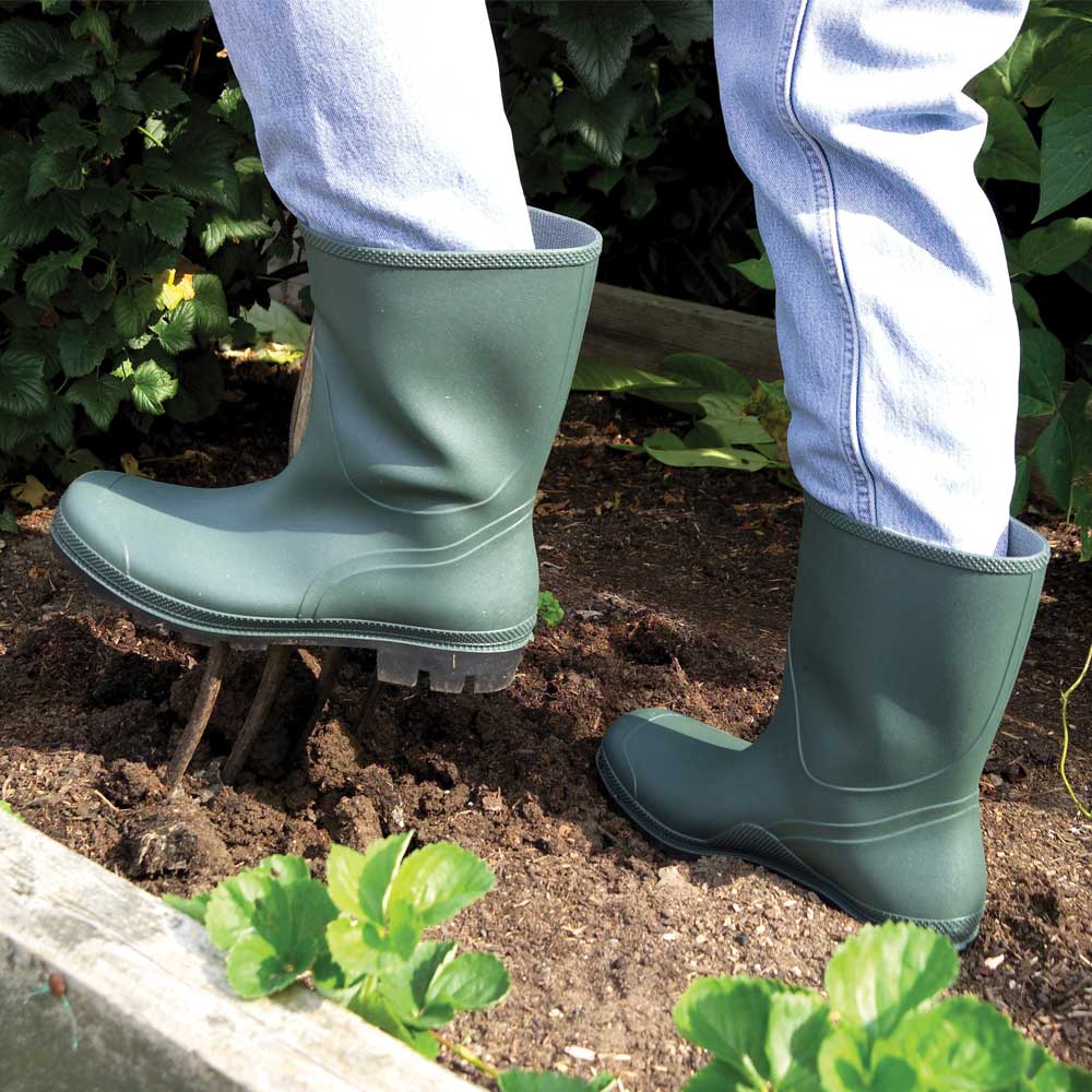 Town and Country Essential Half Length Wellington Boots Green 5020358008287
