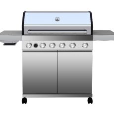 Grillstream Apex 6 Burner Gas & Charcoal BBQ