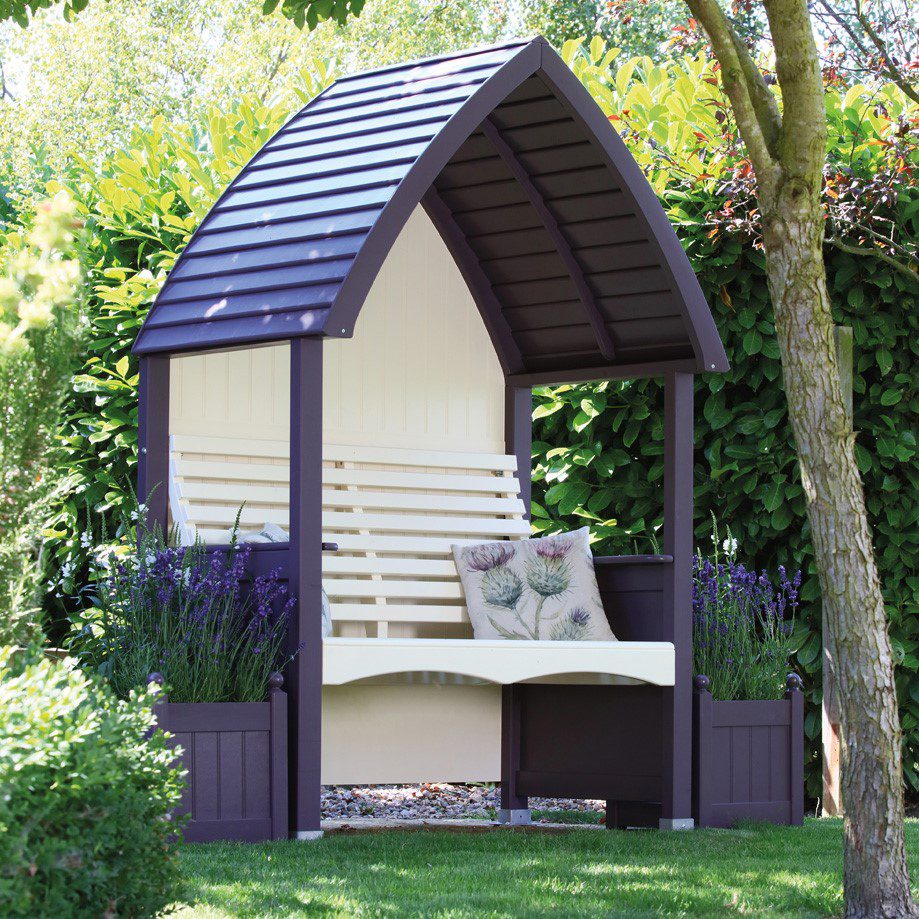 Cottage Garden Arbour Lavender & Cream 5022725004175