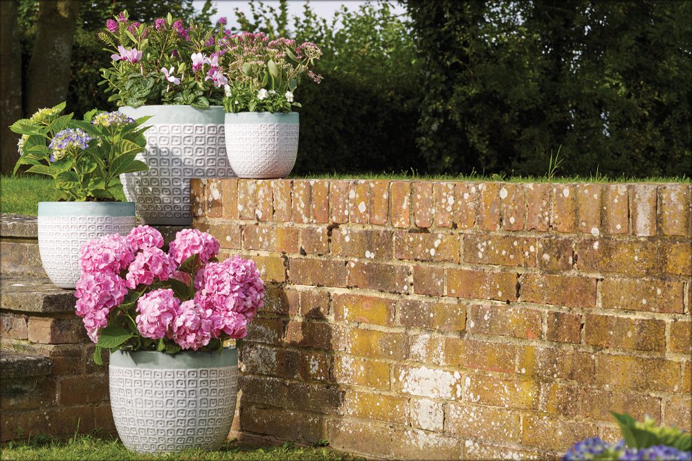 Laura Ashley Pelham White Duck Egg containers website