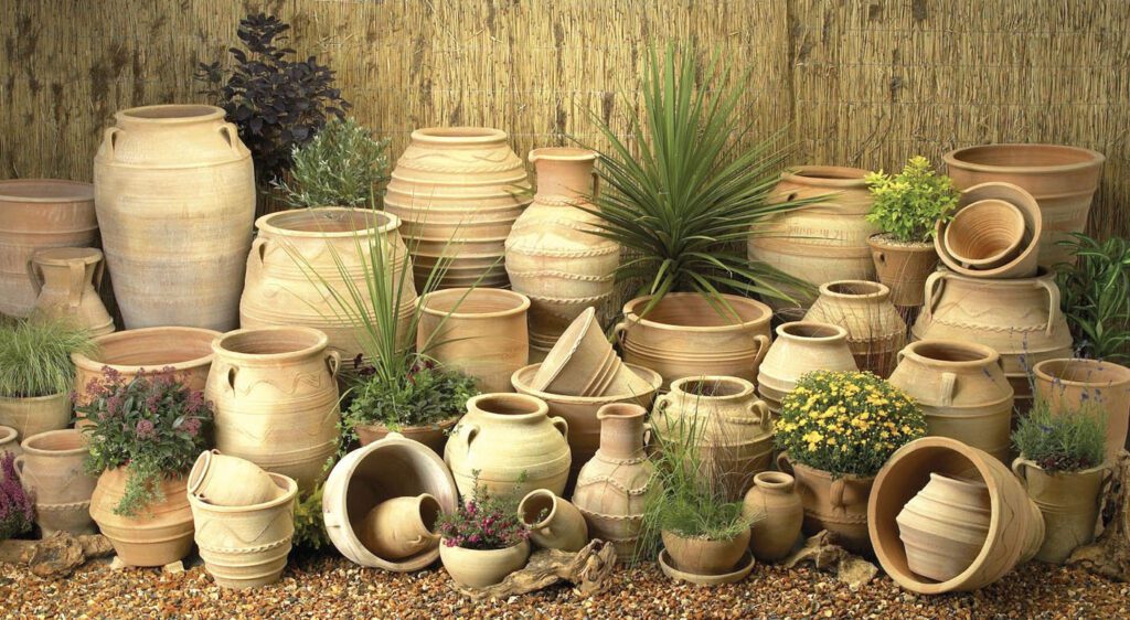 stoneware pot selection