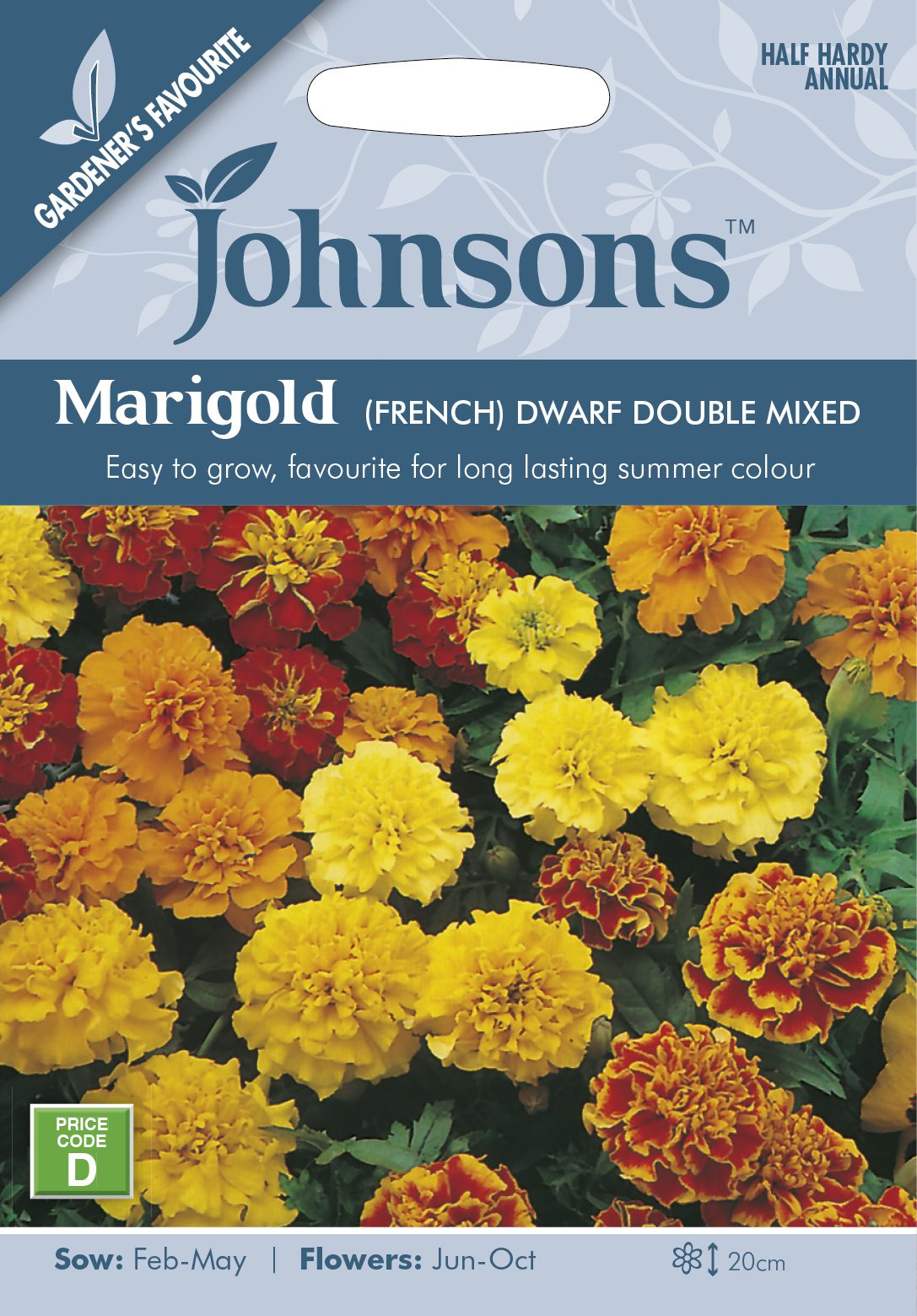 Buy Marigold, French Dwarf Double Bonita Mix - Tagetes? Order Seeds Online At