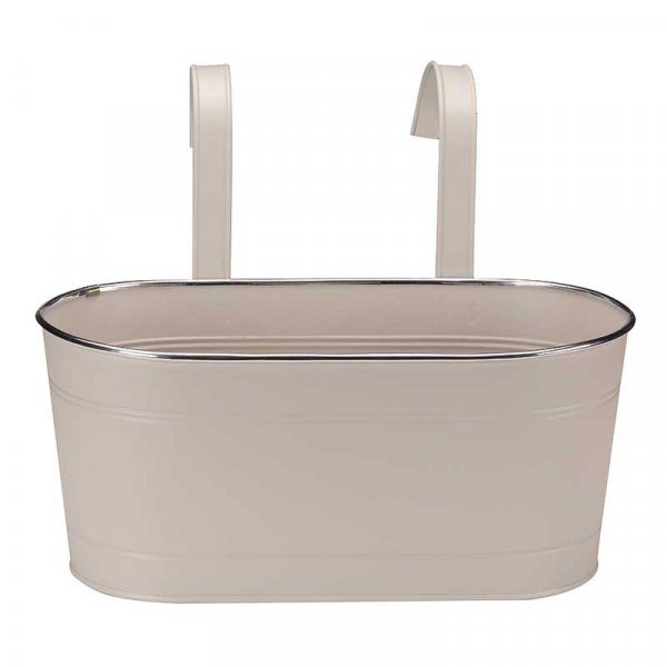 Fence & Balcony Hanging Planter Ivory 00458711