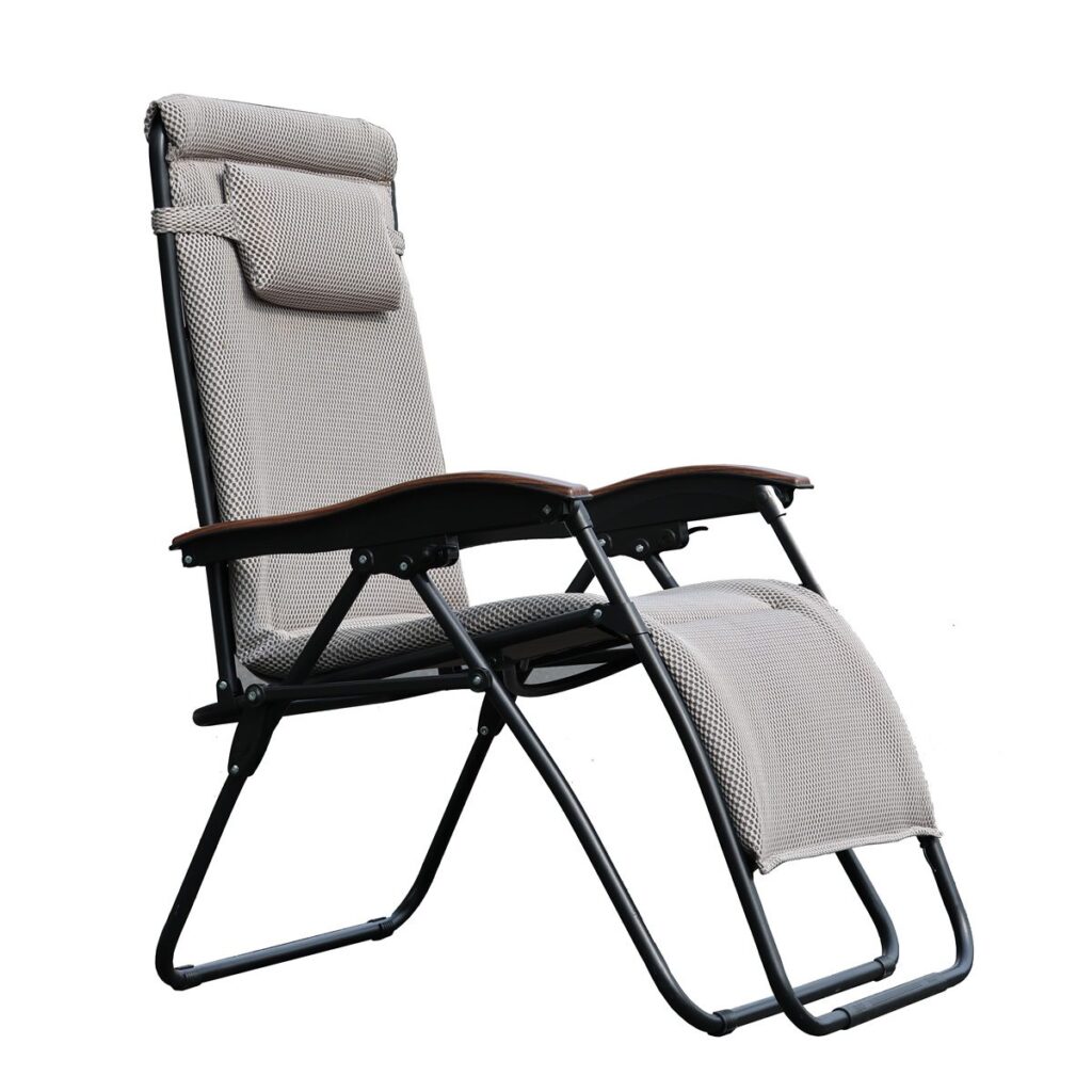 Reclining Chair Zero Gravity Metal Sun Loungers Home Zero Gravity