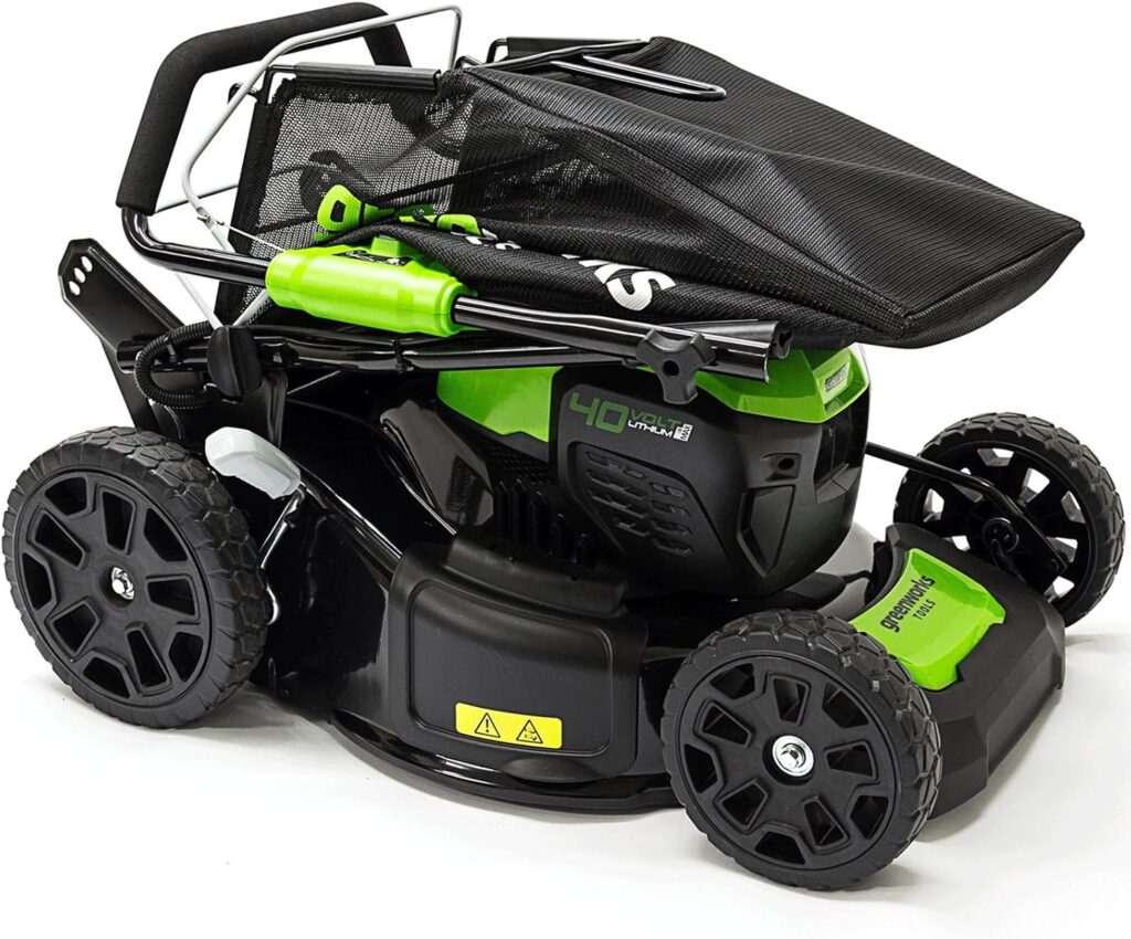 Greenworks 40V 46cm Self Propelled Lawnmower With 2 Batteries & Dual Port Charger 6952909033280 2