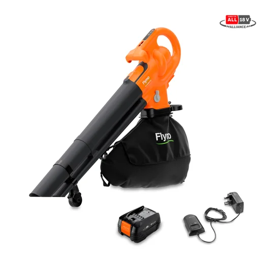 Flymo EasiBlowVac 18v K4 Garden Vacuum 7333377630581