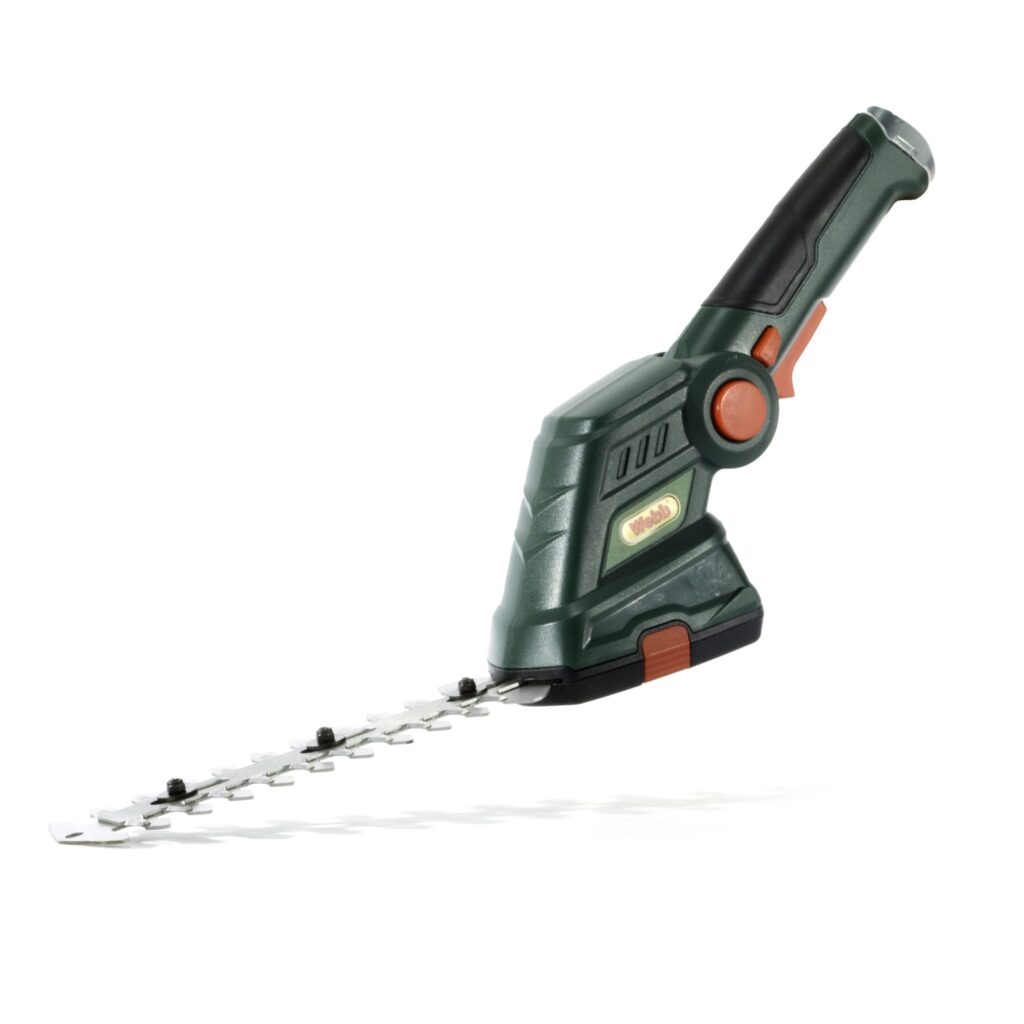 Webb Cordless 7.2V 2 in 1 Grass and Shrub Shears with Telescopic Pole Handle 5055661905718
