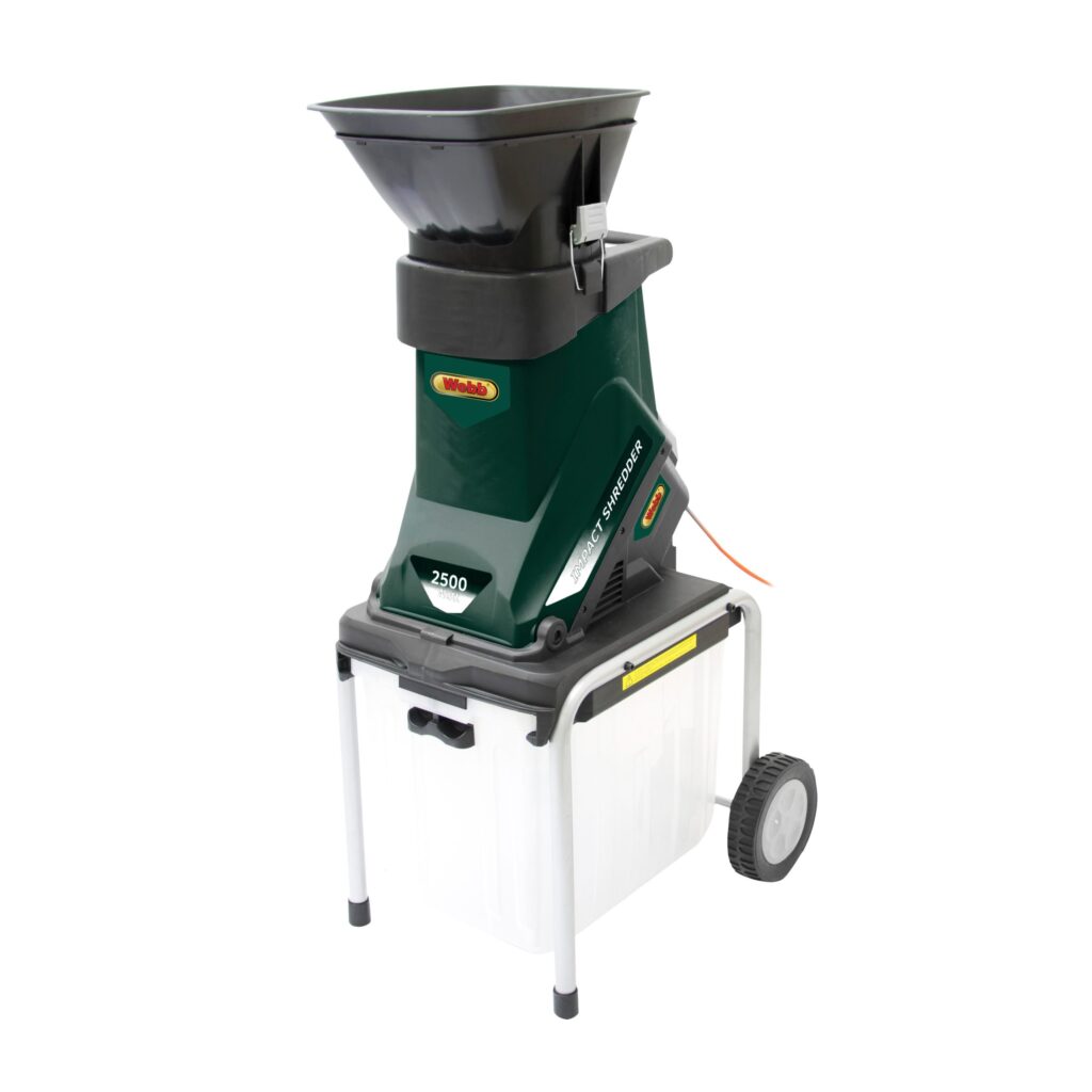 Webb 2500w Electric Impact Shredder with Collection Box 5055661904414