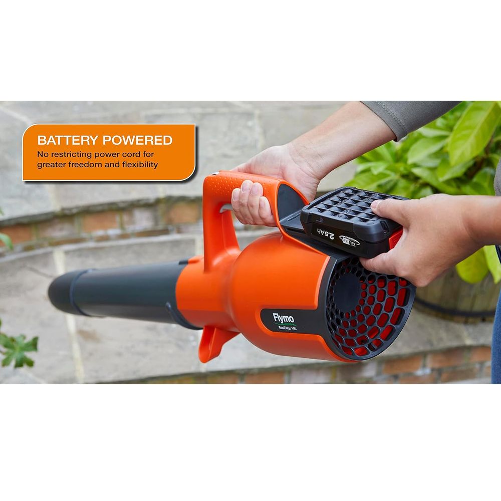 Flymo EasiClear 100 Garden Blower 18v 2.5ah 7333377069718