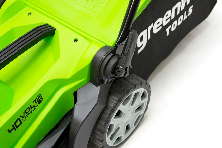 GreenWorks 40V 35cm Cordless Lawn Mower (with 2 x 2Ah Batteries and 2A Charger) 6952909018379
