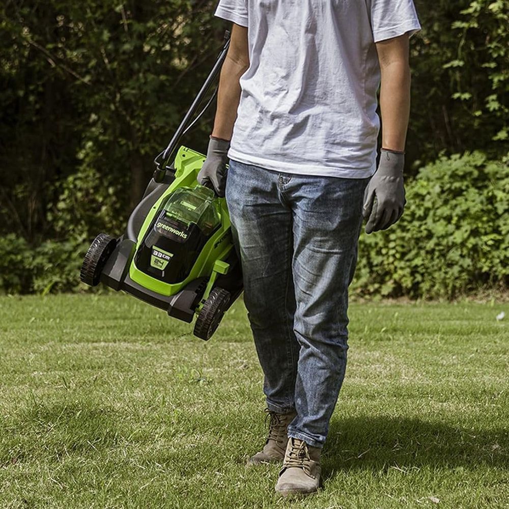 Greenworks 24V 33cm Cordless Brushless Lawnmower (Tool Only) 6952909074191
