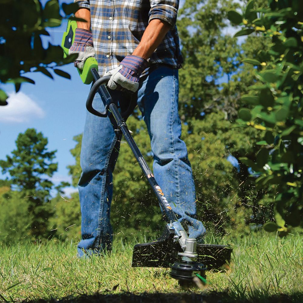 Greenworks 40V 40cm Cordless Brushless Brush Cutter & Line Trimmer (2 x 2AH Battery & 2A Charger) 6952909019697