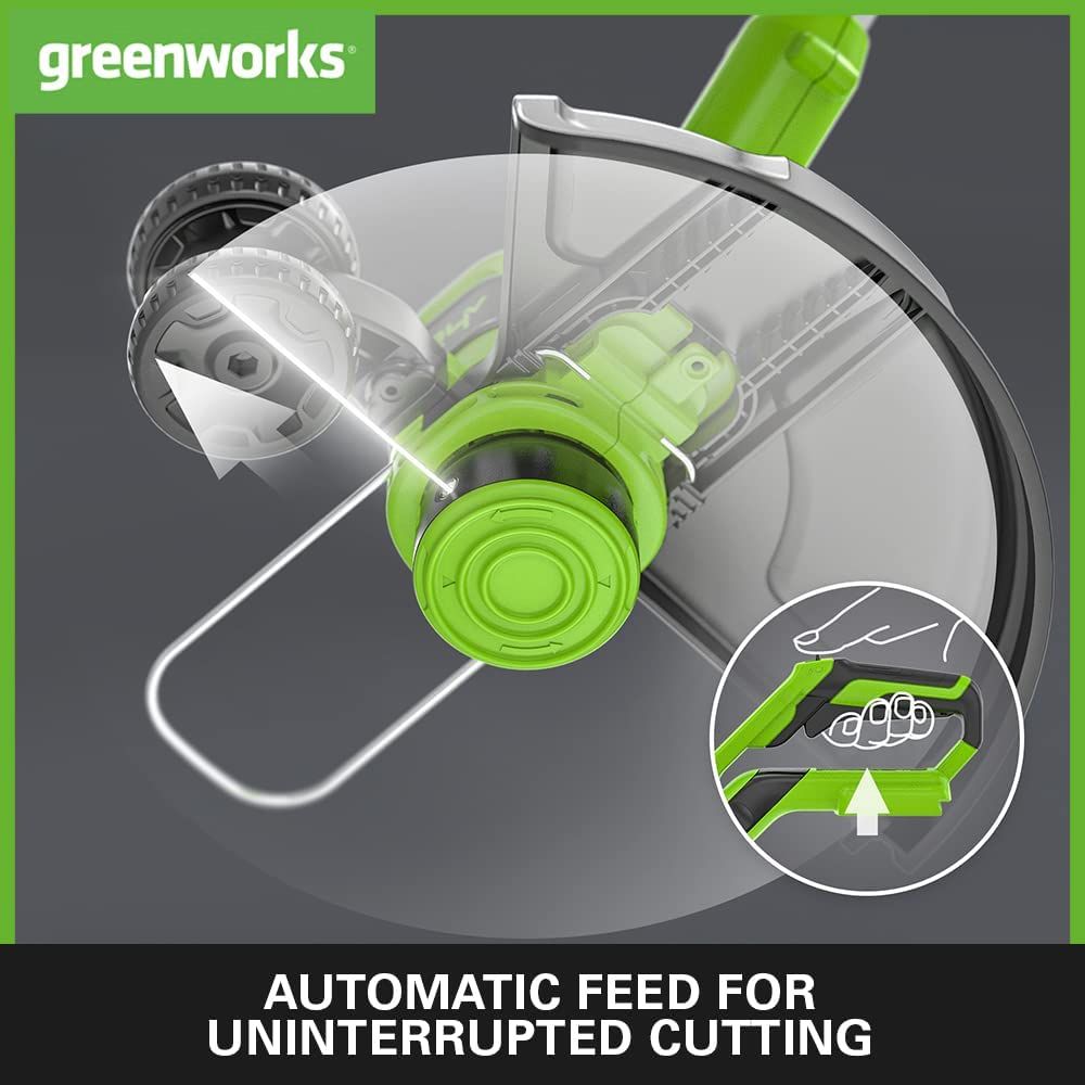 Greenworks 24V 33cm Cordless Line Trimmer (4Ah Battery & 2A Charger) 0195526206422