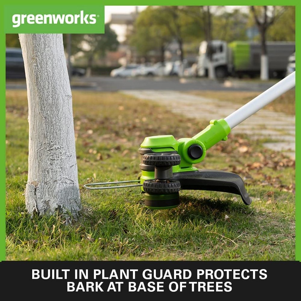 Greenworks 24V 33cm Cordless Line Trimmer (4Ah Battery & 2A Charger) 0195526206422