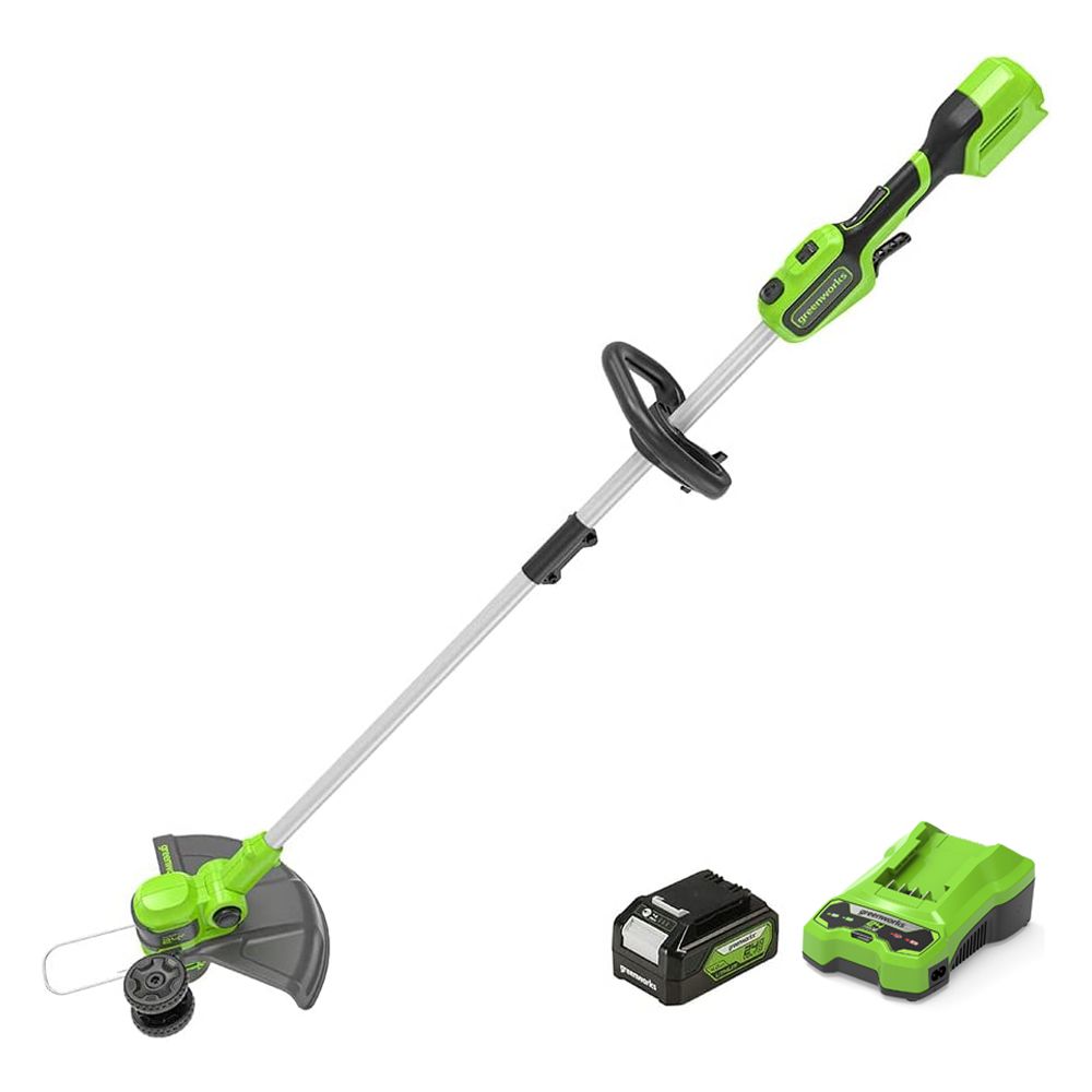 Greenworks 24V 33cm Cordless Line Trimmer (4Ah Battery & 2A Charger) 0195526206422