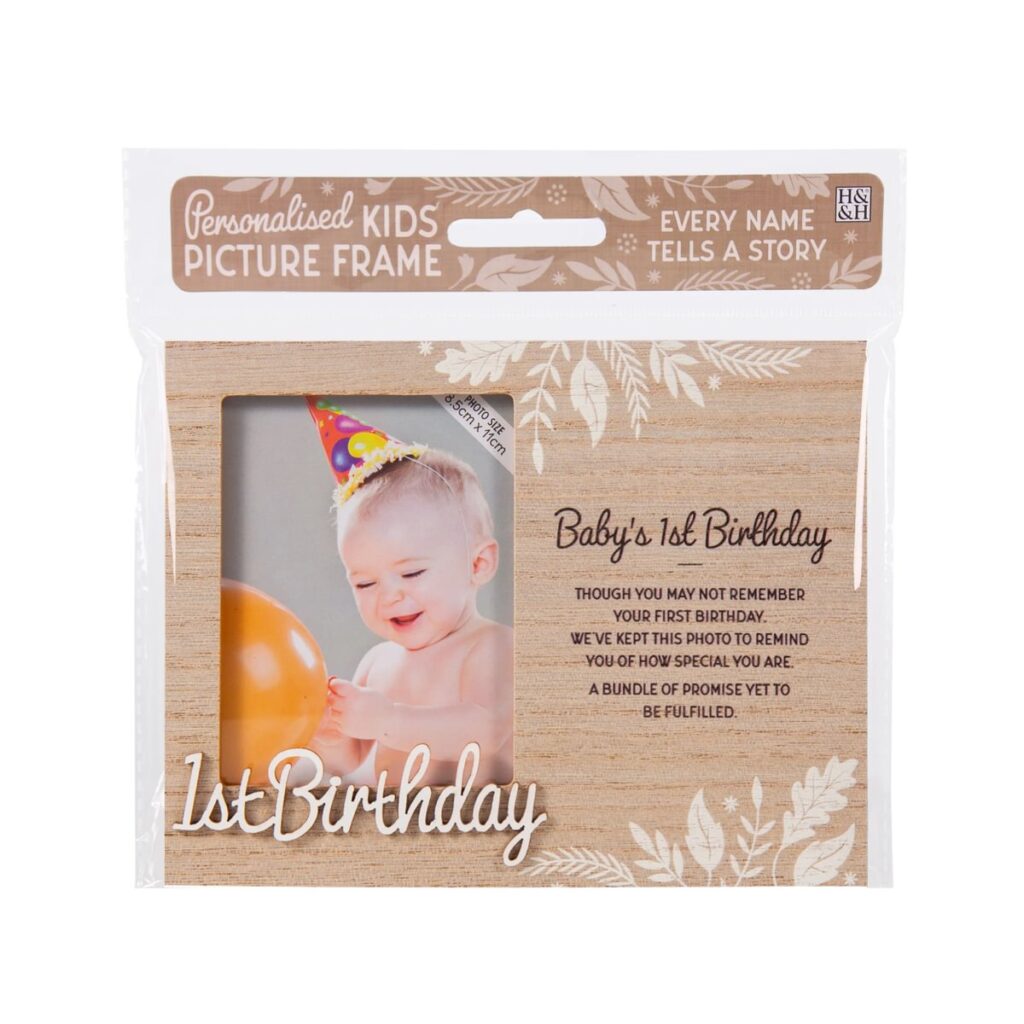Kids Picture Frame – Baby’s 1st Birthday 886767717951 2