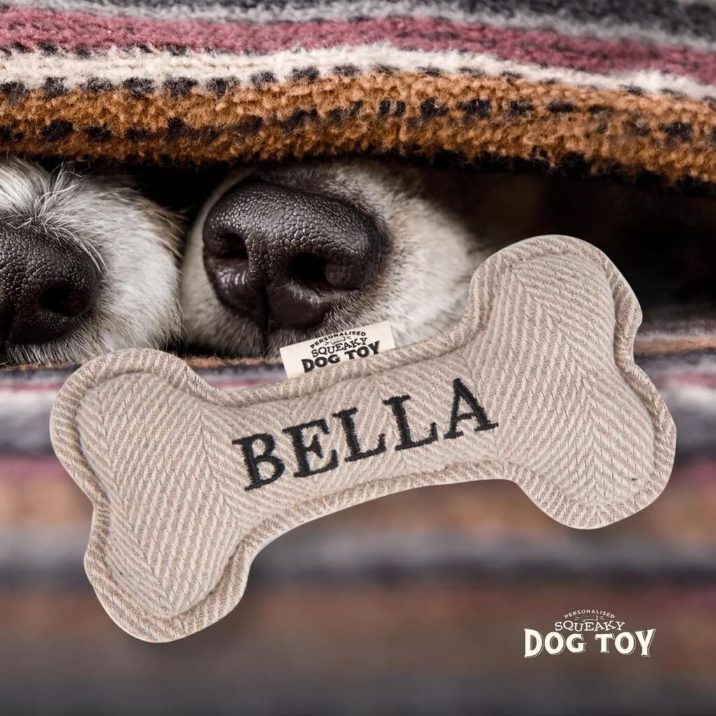 Personalised Squeaky Dog Toy – Bella 886767682792 2