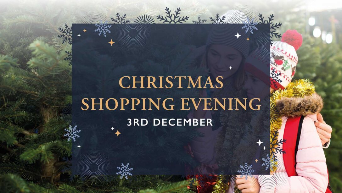Christmas Shopping Evening Event Header Image