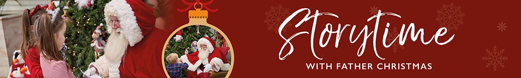 Hillier Storytime With Father Christmas Banner 2025