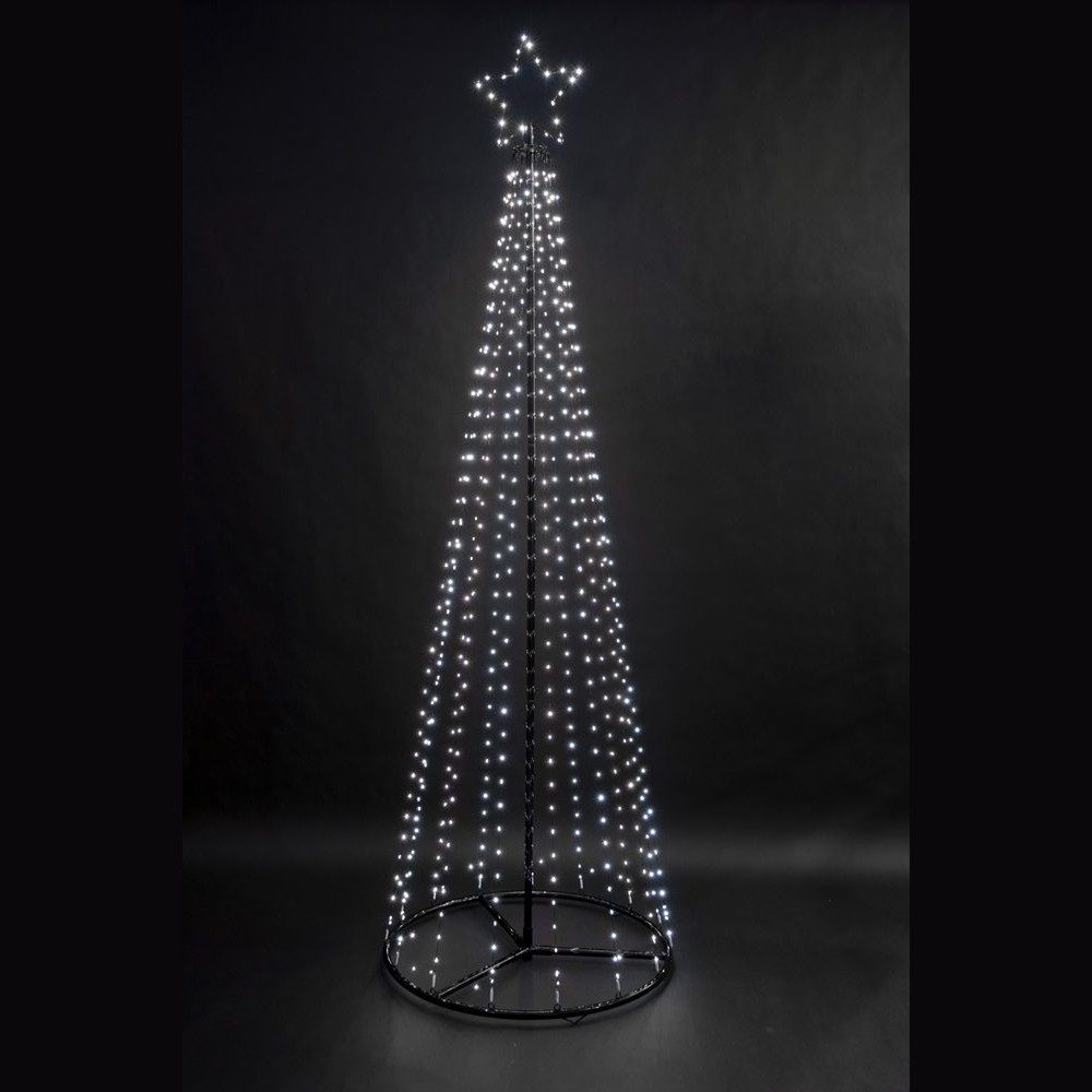 5029936993687 1 13ft White Maypole Christmas Tree 2