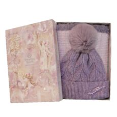 5098762585731 1 Something Special Knitted Hat & Reversible Snood Set