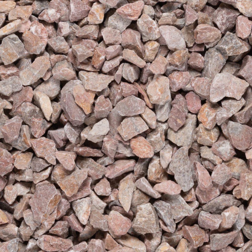 Meadow View Stone Persian Pink 
Chippings 20mm Bulk Bag 5060013461422 2