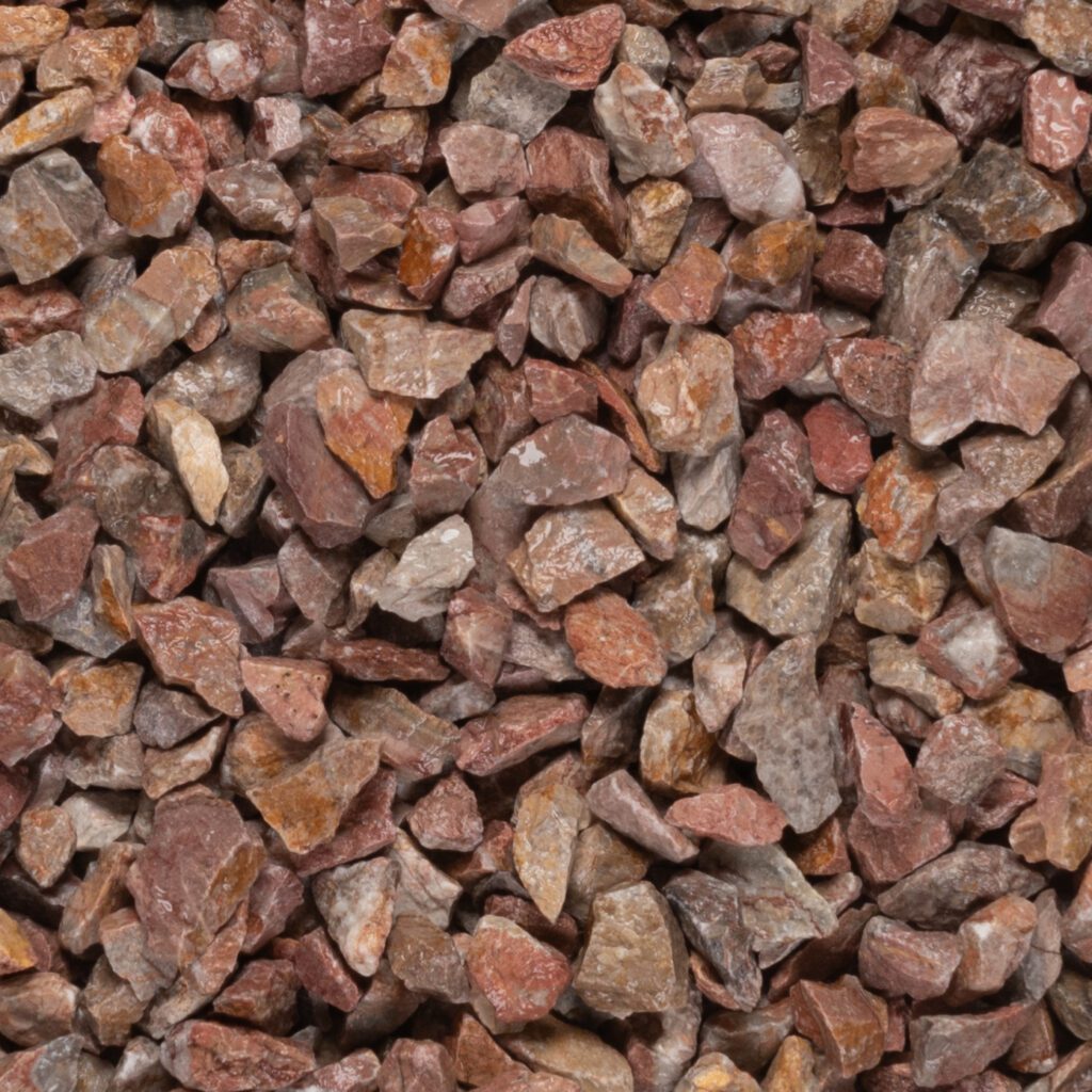 Meadow View Stone Persian Pink 
Chippings 20mm Bulk Bag 5060013461422 2