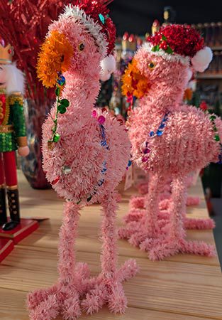 colourful christmas theme colourful flamingo 313w