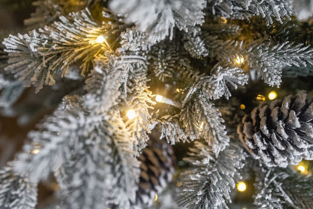 BOSK Frosted Winterfold Fir – 8.5ft Artificial Christmas Tree 5061030166369 2