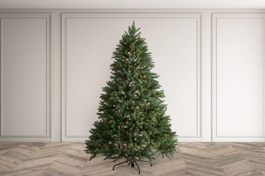 BOSK Laurieston Pine – 6.5ft Christmas Tree With 400 Warm White Leds 5061030163344 2
