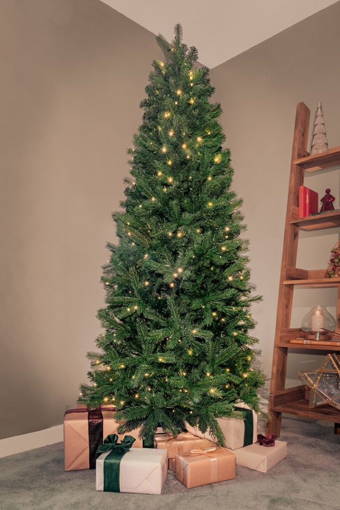 BOSK Lakeside Slim – 6.5ft Christmas Tree With 350 Warm White Leds 5061064662301 2