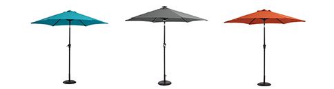 Parasols and Pergolas to escape the sun