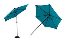 Homepage Small Block Parasols blue